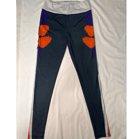 Clemson Tigers SC leggings with the tiger paws in the tigers colors size Small. - Picture 1 of 8